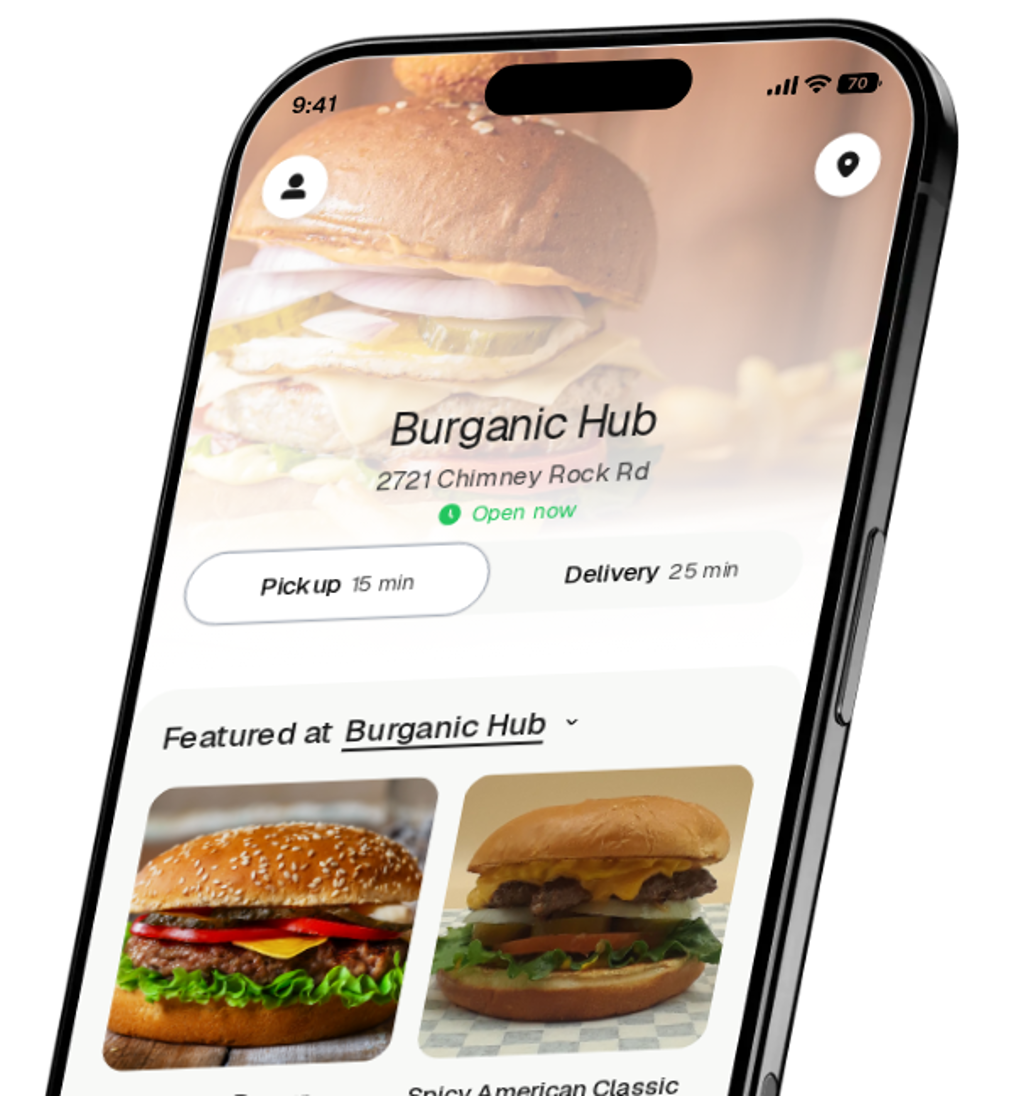 Burganic Hub app preview